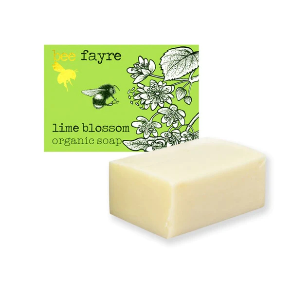 Bee Zesty Lime Blossom Organic Soap Beefayre 100g
